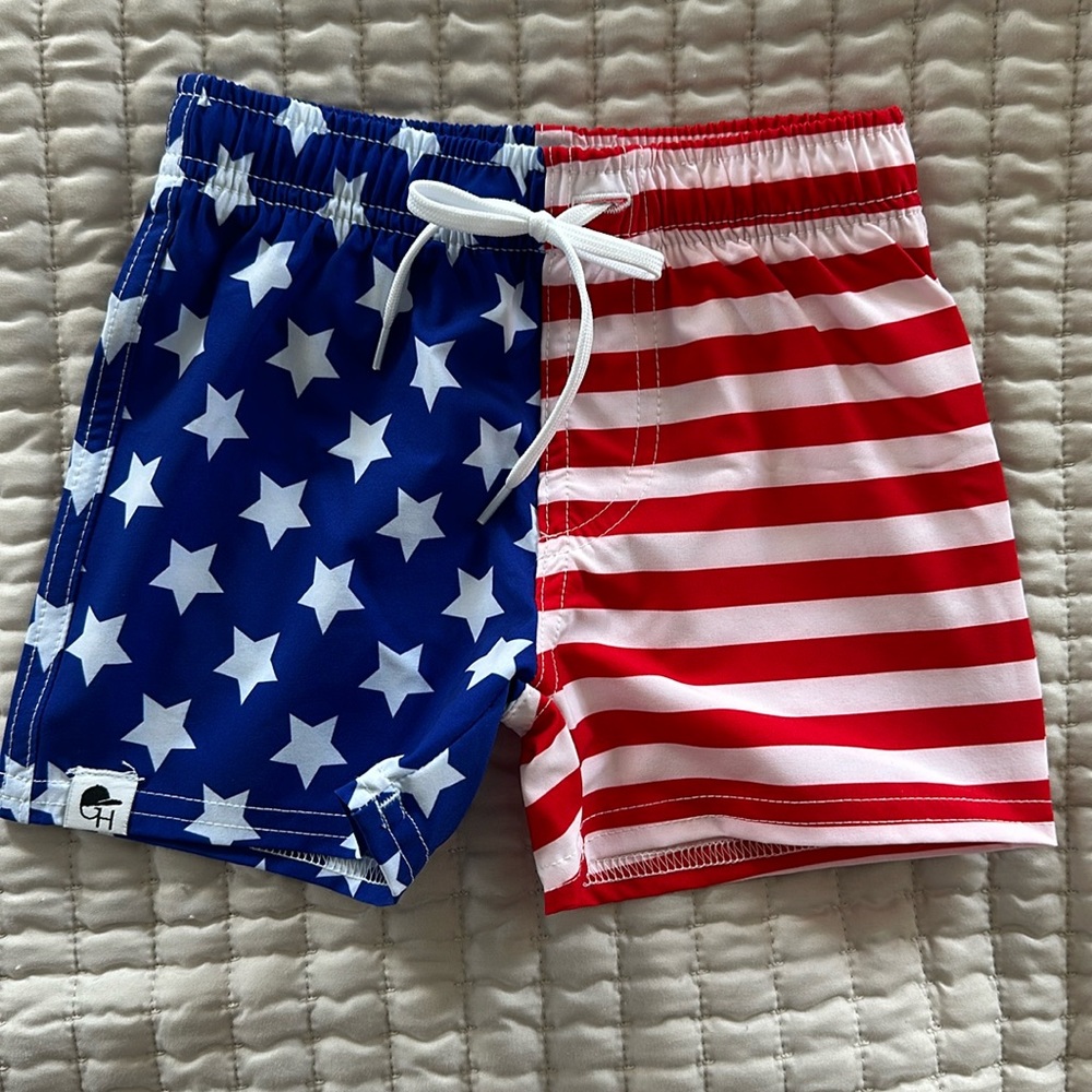 American flag toddler George hats swim suit 3/4t